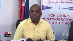 Minis Edikasyon Nasyonal Ayiti: 'Pap Gen Repòte Egzamen Final yo' 