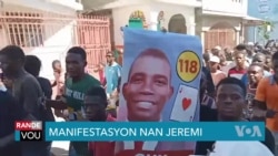 'Nou Pa Kapab Anko!' Moun Jeremie Pran Lari pou Pwoteste kont Ensekirite, PM Ariel Henry 