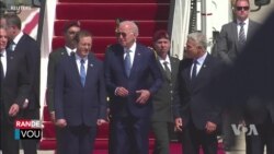 Biden Rive Israel pou Rankontre Responsab yo