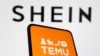 Shein and Temu logos