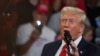 Former US President and 2024 Republican presidential candidate Donald Trump speaks during a campaign rally at the Georgia State University Convocation Center in Atlanta, Georgia, on August 3, 2024. (Photo by CHRISTIAN MONTERROSA / AFP)