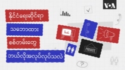 နိုင်ငံရေးသဘောထားစစ်တမ်း “သမိုင်းက အစပြု အဖြေရှာနိုင်တဲ့အထိ”
