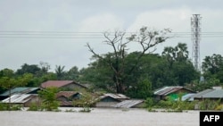 တောင်ငူမြို့အနီးရေကြီးရေလျှံမှုမြင်ကွင်း (စက်တင်ဘာ ၁၄၊ ၂၀၂၄