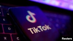 FILE PHOTO: Illustration shows TikTok app logo