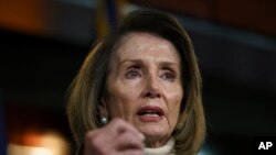 Prezidan chanm depite ameriken an, Nancy Pelosi