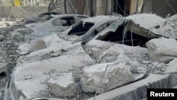 Aftermath of Israeli strike on Nabatieh