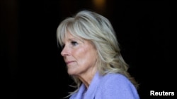 FILE PHOTO: U.S. first lady Jill Biden visits Ecuador