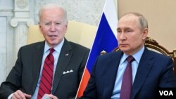 Biden-Putin Collage