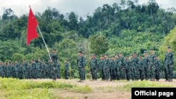 ယခင်မှတ်တမ်းရုပ်ပုံ | PDF တောင်ပိုင်းတိုင်းစစ်ဌာနချုပ် သင်တန်းဆင်းပွဲ အခမ်းအနား။ (ဓာတ်ပုံ - CRPH Facebook)