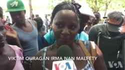 Temwayaj Moun k ap Viv nan Abri Pwovizwa nan Malfety, Nòdès, Ayiti