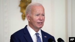 Tổng thống Mỹ Joe Biden phát biểu tại Phòng phía Đông Tòa Bạch Ốc ngày 5/9/2023 trước ngày lên đường dự thượng đỉnh G20 tại Ấn Độ.